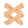 2PCS/Lot Cotton 3.9 inch Bow with Clip Girl Boutique Hair Bows Handmade Hair Clips Barrettes Headwear(7) view 1