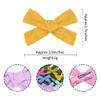 2PCS/Lot Cotton 3.9 inch Bow with Clip Girl Boutique Hair Bows Handmade Hair Clips Barrettes Headwear(7) view 2