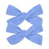 2PCS/Lot Cotton 3.9 inch Bow with Clip Girl Boutique Hair Bows Handmade Hair Clips Barrettes Headwear(7) view 4
