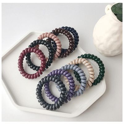 10pcs Girl Rubber Band Headdress Headband Anti-Telephone line Hair Ring Female Korean Version Hair Band Rope Hair Accessories(Style-11)