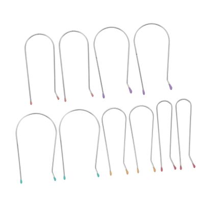 SAFIGLE 40pcs Replacement Hot Roller Clips: U-shaped Hair Curler Clamps - Heat-resistant Hot Roller Securing Pins - Fits In 0.75"/1"/1.25"/1.5"/1.75" Perm Rod