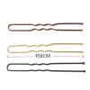 50/100pcs Wedding Alloy Hair Clips Hairpins Barrette Hairpins Hair Accessories Black Side Wire Folder Styling Tools(100pcs Brown U) view 4