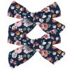 1/2PCS Flower Cotton Hair Bows with Clip for Girls Solid Boutique Hair Clips Hairgrip Barrettes Headwear Hair Acesssories(25) view 1