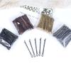100pcs 5cm Hair Clips for Girls Curly Wavy Hair Clips Barrettes Invisible Wedding Party Hair Styling Accessories(Gold) view 2