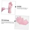 Ipetboom 1Pair Long Moisturizing Gloves for Dry Hand Care Elastic Skin Repairing Covers for Softening Exfoliating Lightweight Breathable Design for Women Travel view 3