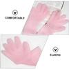 Ipetboom 1Pair Long Moisturizing Gloves for Dry Hand Care Elastic Skin Repairing Covers for Softening Exfoliating Lightweight Breathable Design for Women Travel view 4