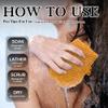 ACLMFUP African Net Sponge: Authentic Exfoliating Bath & Body Scrubber for Deep Clean & Smooth Skin - Gentle on Sensitive Skin, 2 PiecesRose Red & Orange view 4