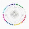 120pcs/3roll Pearl Light locating pins Patchwork Sewing pins Positioning Needle Garment Accessory DIY pin Handmade Make view 3