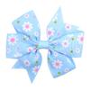 20pcs/lot Printed Flower Hair Bows with Clip for Girls Grosgrain Ribbon Boutique Hair Clip Barrettes Hair Accessories(11) view 4
