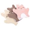 ARTSEWPLY 3Pcs Exfoliating Bath Gloves Dual Sided Skin Cleaning Mitts for Gentle Exfoliation for Shower Scrubbing and Dead Skin Removal Lightweight and Reusable Design Random Color view 1