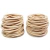 100 Pieces Metal Free Hair Tie Scrunchies Blonde Brown Bands Cord Large Elastic Women Girls Ponytail Holders no tangles(Denim Blue 100pcs) view 3