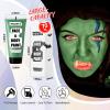 YBUETE Green Water Based Face Body Paint for St. Patricks Day, 2.37 OZ Large Tube Full Coverage Face Paint for Cosplay Gamora Hulk Witch, Washable Green Body Painting Cream Adult Halloween SFX Makeup view 2