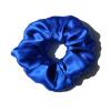 100% Pure Silk Hair Scrunchies for Women Girls Big Scrunchy Ponytail Holder Elastic Bobbles Ties Band Luxurious 19MM 6CM(Royal Blue) view 1
