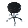 ACEQLYT Round Rolling Stool with Wheels, Heavy Duty 400lb, Height Adjustable Swivel Drafting Stool for Shop, Salon, Home, Office, Tatoo, Medical, Massage (Black) view 1