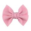 10Pcs/Lot 4.5" Large Waffle Fabric Hair Bows for Girls Popular Sweet Fashion Accessories Bowknot Boutique Head Wear(Coral,Without Clip) view 4