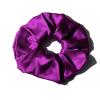 100% Pure Silk Hair Scrunchies for Women Girls Big Scrunchy Ponytail Holder Elastic Bobbles Ties Band Luxurious 19MM 6CM(Purple) view 1