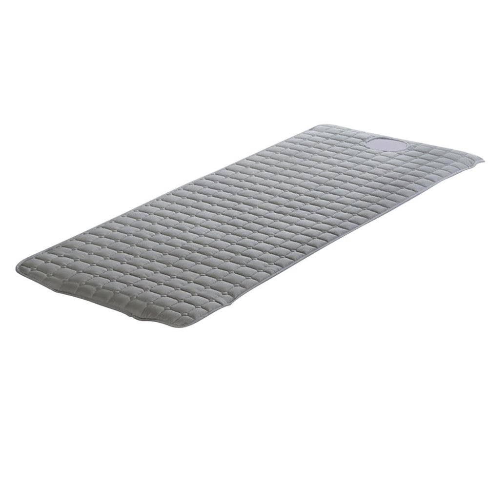 Grey,190 * 80cm(S),LDLCYCN Massage SPA Bed Sheet Cover Non-Slip Spa Bed Pad Massage Table Mattress Pad with Hole Massage Spa Mattress Topper with Elastic Band for Tattoo Table Beauty Salon Bed