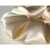 100% Pure Silk Hair Scrunchies for Women Girls Big Scrunchy Ponytail Holder Elastic Bobbles Ties Band Luxurious 19MM 6CM(Blue Floral) view 4