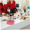 DEARMAMY Silicone Makeup Brush Cleaner Mat Storage Holder Bear Design Portable Brush Drying Rack for Travel Easy to Use Cleaning Pad and Holder for All Makeup Brushes view 4