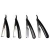 CALLARON 2pcs Manual Straight Razor for Men Durable Safe Razors for Beard and Hair Grooming for Barber Shops and Travel Compact Design for Easy Use view 1