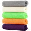 ACLMFUP African Net Sponge  5 Pieces Exfoliating Wash Net, Ideal for Face & Body, Removes Dead Skin & Improves TextureGreen, Purple, Orange, Gray, White view 1