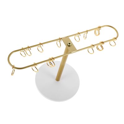 Alipis Metal Claw Clip Organizer Stand Aesthetic Design Desktop Hair Accessories Storage Rack for Women and Girls for Bathroom and Bedroom Use