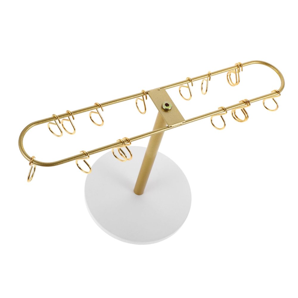 Alipis Metal Claw Clip Organizer Stand Aesthetic Design Desktop Hair Accessories Storage Rack for Women and Girls for Bathroom and Bedroom Use