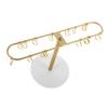 Alipis Metal Claw Clip Organizer Stand Aesthetic Design Desktop Hair Accessories Storage Rack for Women and Girls for Bathroom and Bedroom Use view 1