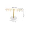 Alipis Metal Claw Clip Organizer Stand Aesthetic Design Desktop Hair Accessories Storage Rack for Women and Girls for Bathroom and Bedroom Use view 2