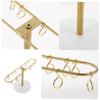 Alipis Metal Claw Clip Organizer Stand Aesthetic Design Desktop Hair Accessories Storage Rack for Women and Girls for Bathroom and Bedroom Use view 3