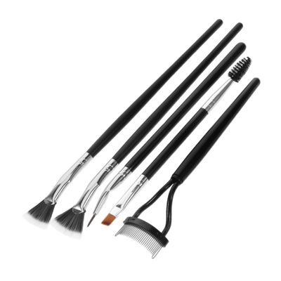 Beavorty 5Pcs Eyelash Brush with Angled Dual Bristles for Volume Boost Lash Separator and Eyelash Comb Versatile Makeup Tool for Mascara Application and Lower Lash Detailing