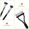 Beavorty 5Pcs Eyelash Brush with Angled Dual Bristles for Volume Boost Lash Separator and Eyelash Comb Versatile Makeup Tool for Mascara Application and Lower Lash Detailing view 3