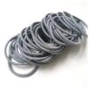 100 Pieces Metal Free Hair Tie Scrunchies Blonde Brown Bands Cord Large Elastic Women Girls Ponytail Holders no tangles(Grey Blue 100pcs) view 1