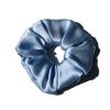 100% Pure Silk Hair Scrunchies for Women Girls Big Scrunchy Ponytail Holder Elastic Bobbles Ties Band Luxurious 19MM 6CM(Baby Blue) view 1