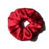 100% Pure Silk Hair Scrunchies for Women Girls Big Scrunchy Ponytail Holder Elastic Bobbles Ties Band Luxurious 19MM 6CM(Wine Red) view 1
