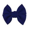 10Pcs/Lot 4.5" Large Waffle Fabric Hair Bows for Girls Popular Sweet Fashion Accessories Bowknot Boutique Head Wear(Royal Blue,with Clip) view 1