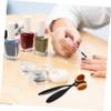 Beavorty 2pcs Nail Duster Brush Soft Fluffy Brush for Nail Dust Cleaning Quick Application for Makeup Blending Essential view 4