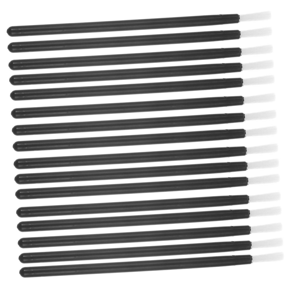SAFIGLE 100pcs Eyelash Brush Lip Brush Nail Glitter Women Makeup Nails es Angled Eyelid Lip Gloss Applicator Applicators Outdoor Lash Wand Plastic Black