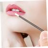 SAFIGLE 100pcs Eyelash Brush Lip Brush Nail Glitter Women Makeup Nails es Angled Eyelid Lip Gloss Applicator Applicators Outdoor Lash Wand Plastic Black view 3