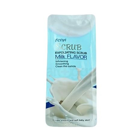 Fenyi Exfoliating Skin Scrub, 3g Sachets, MILK FLAVOR - 2 Pack