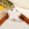 10 Pcs Small Hair Claw Clips for Thin Hair, 1.6 Inch Flower Hair Clips for Women, Birthday, Beach Party (White) view 1