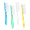 ARTSEWPLY 4pcs Long Handle Nail Brush Set for Cleaning and Scrubbing Fingernails and Toenails Plastic Nail Cleaner Brush for Manicure and Pedicure view 1