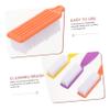 ARTSEWPLY 4pcs Long Handle Nail Brush Set for Cleaning and Scrubbing Fingernails and Toenails Plastic Nail Cleaner Brush for Manicure and Pedicure view 4