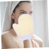 BIUDECO 2PCS Chenille Bath Gloves for Body Cleaning and Massage Soft and Comfortable Shower Scrubbers for Bathing view 3
