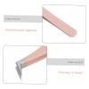 VICASKY 2pcs High Precision Stainless Steel Curved Lash Applicator Tweezers for Makeup Grooming Crafting and Eyelash Extensions Durable Stylish Design for Effortless Application view 3