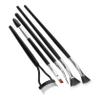 Beaupretty 5Pcs Fan Shaped Eyelash Brush Angled Mascara Applicator for Precise Lower Lash Application Soft Bristles for Gentle Use Versatile Makeup Tool for Eyebrows and Lips view 1