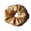 100% Pure Silk Hair Scrunchies for Women Girls Big Scrunchy Ponytail Holder Elastic Bobbles Ties Band Luxurious 19MM 6CM(Champagne) view 1