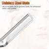 10PCS Replacement Blades Compatible with Tweezerman Stainless Steel Facial Razor, Replacement Heads Dermaplaning Blades for Peach Fuzz, Facial and Eyebrow Hair Removal view 4