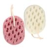 minkissy 2pcs Exfoliating Bath Sponge Oval Scrubber Shower Sponges for Men and Women Natural Safe Material Gentle Cleansing and Skin Circulation Selection Random Color view 1