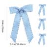 3 Pack Blue Hair Bow Set for Women & Girls Stylish Satin Bows & Ribbons All-Age Versatile Hair Accessories Perfect for Daily Wear Parties Special Occasions Vibrant Blue Shades for Trendy Looks view 2